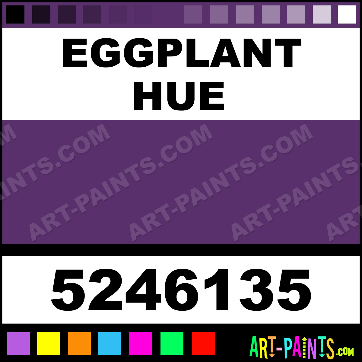 Eggplant Dry PermEnamel Stained Glass Window Paints 5246135