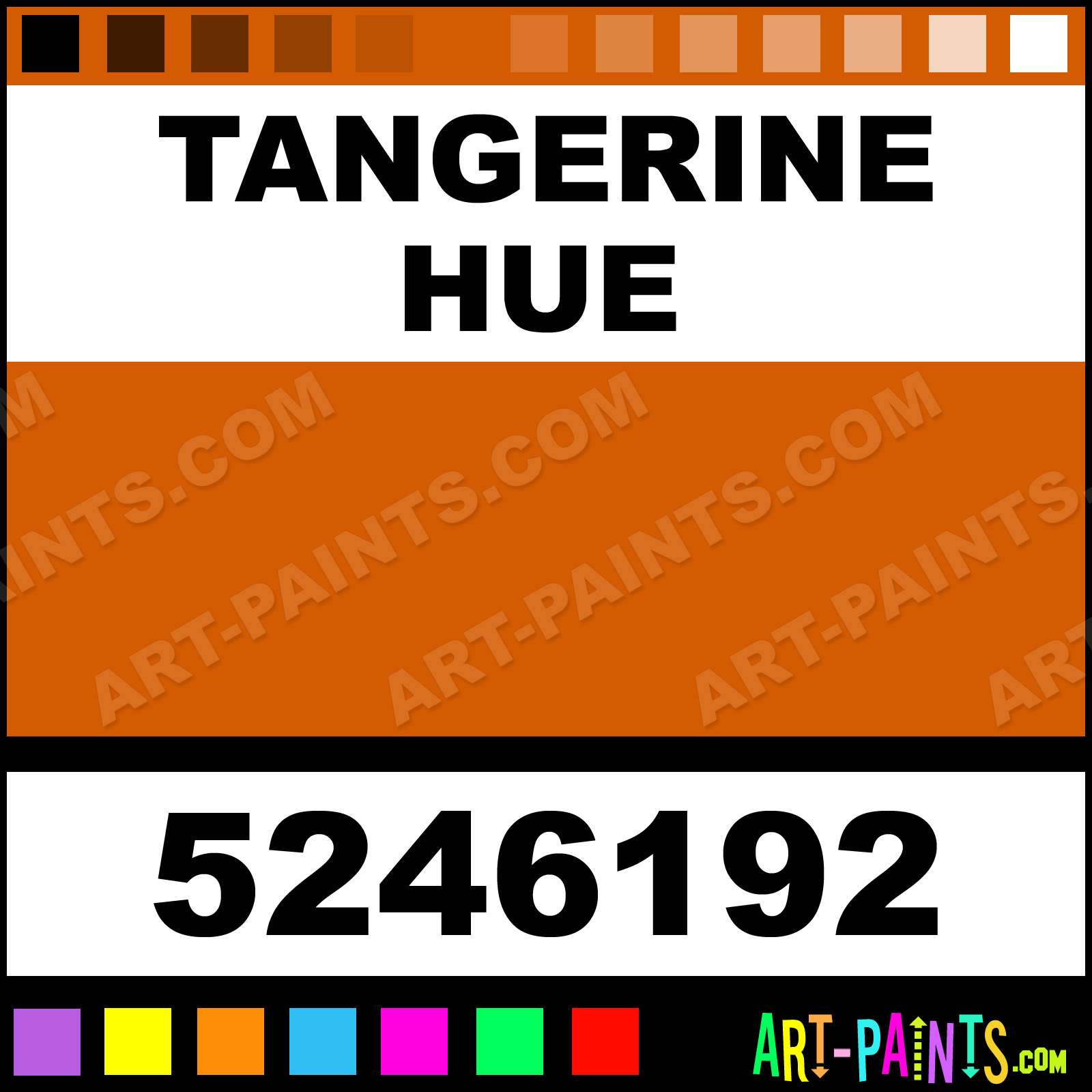 Tangerine Dry PermEnamel Stained Glass Window Paints 5246192