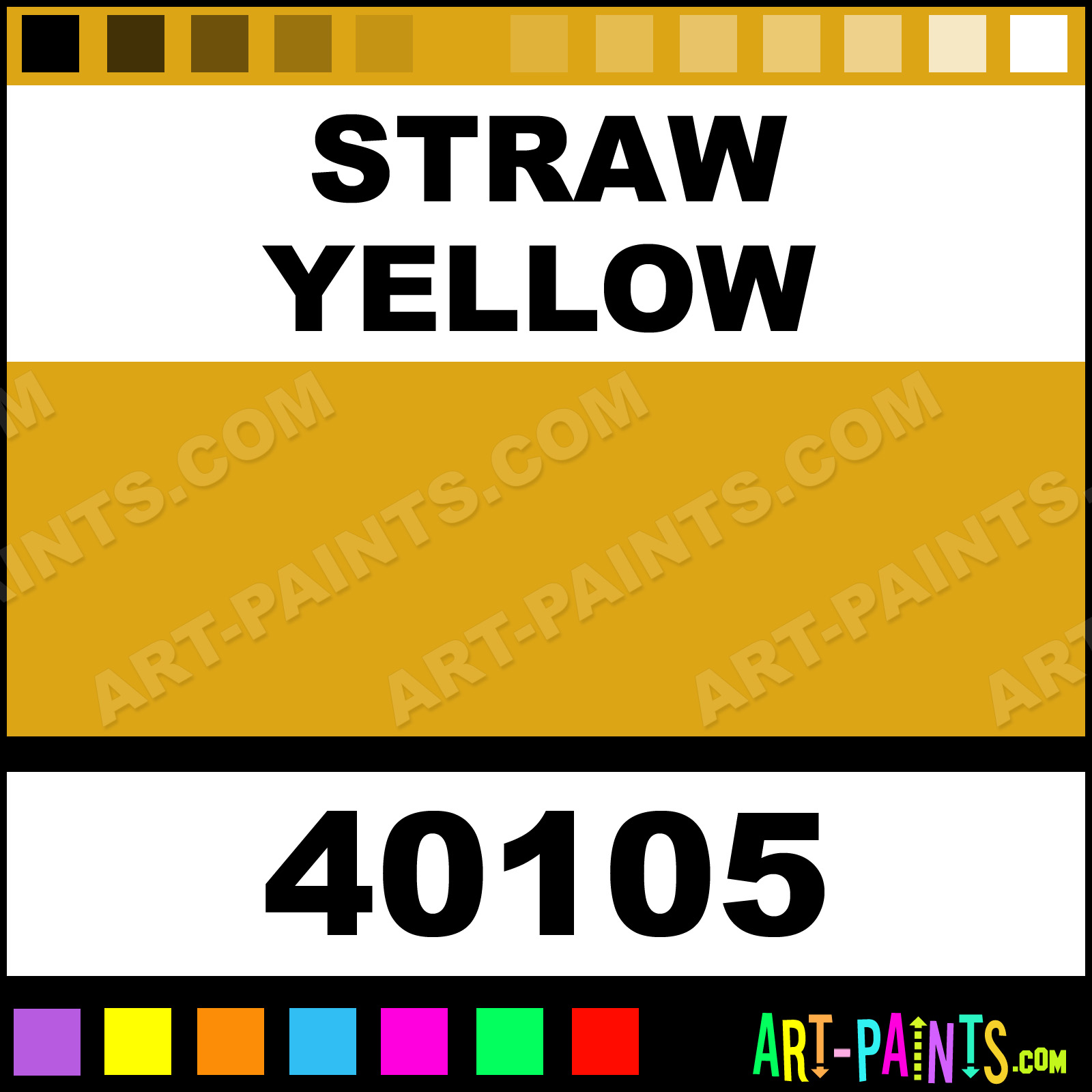 Straw Yellow C2 Stained Glass Window Paints 40105 Straw Yellow