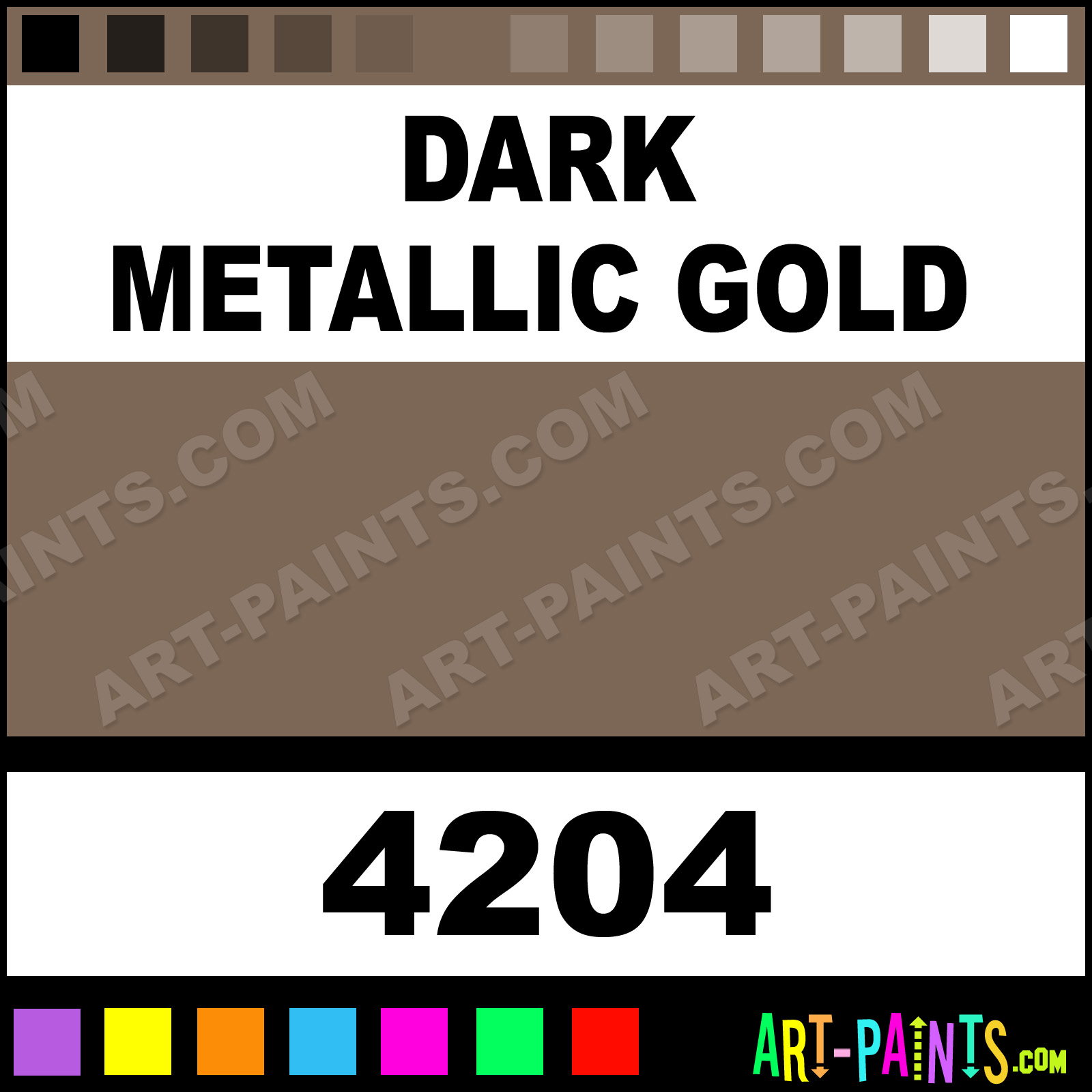 Dark Metallic Gold Luster Powders Stained Glass and Window Paints, Inks