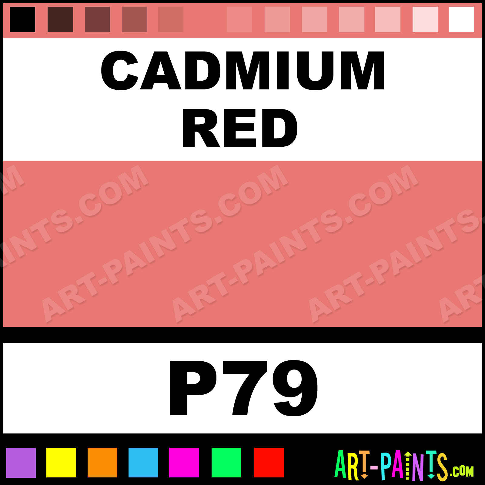 INC CHARTPAK P79 AD MARKER CADMIUM RED