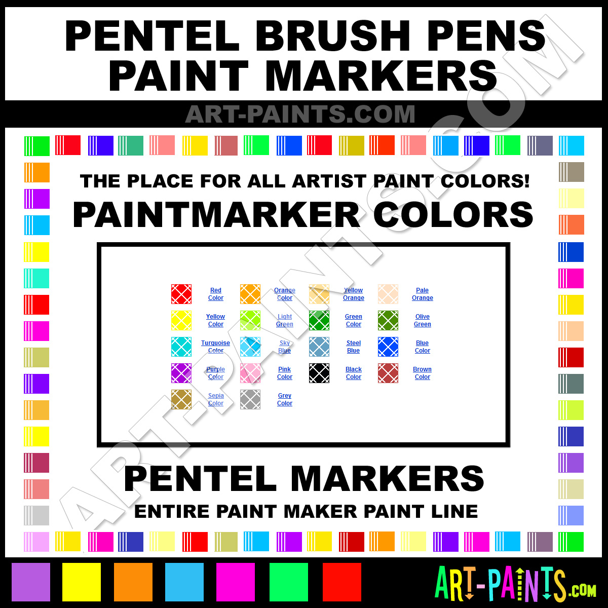 brush markers