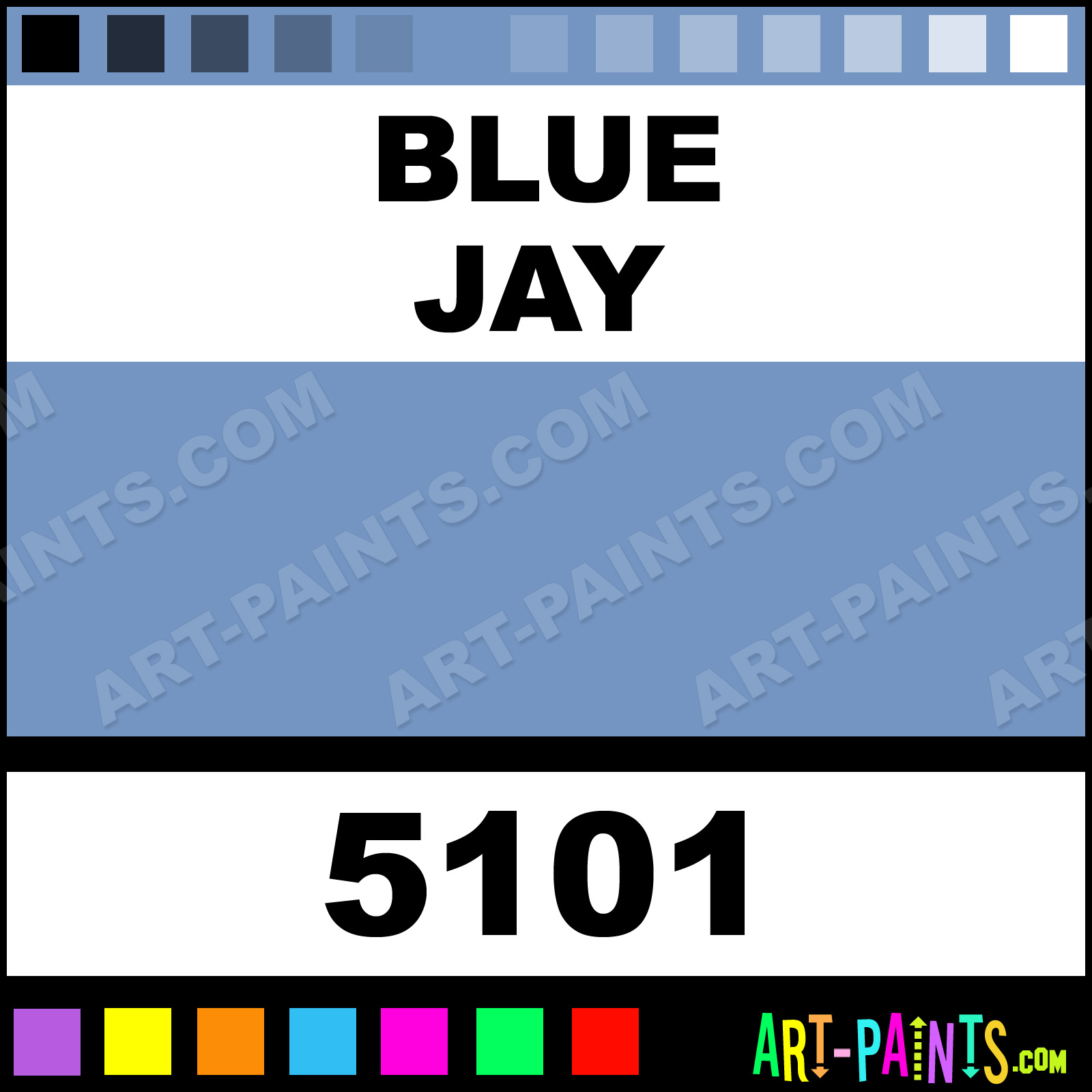 Blue Jay Color Calligraphy Paintmarker Marking Pen Paints - 5101 - Blue