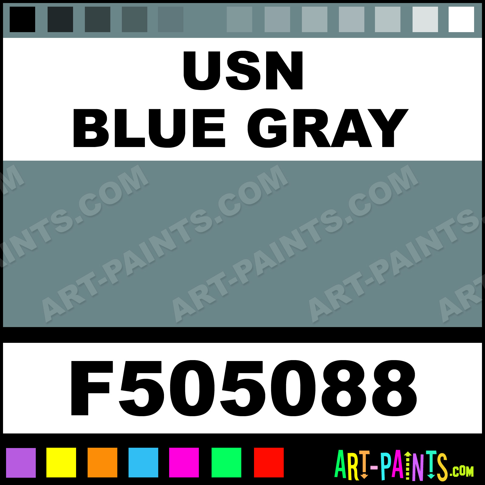 USN Blue Gray Military Model Metal Paints and Metallic