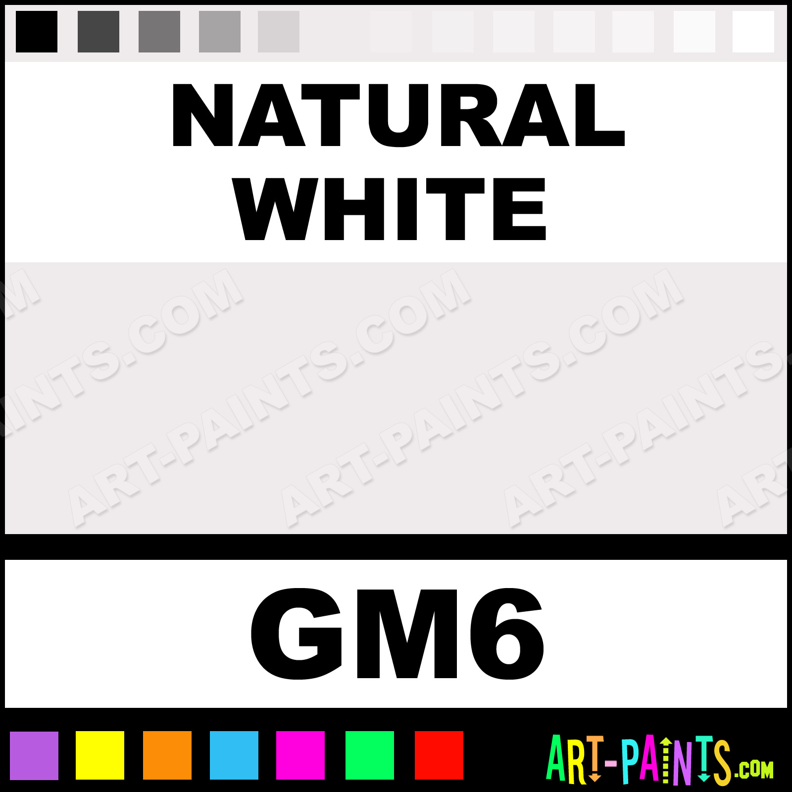 Natural White Garden Metal Metal Paints and Metallic Paints GM6