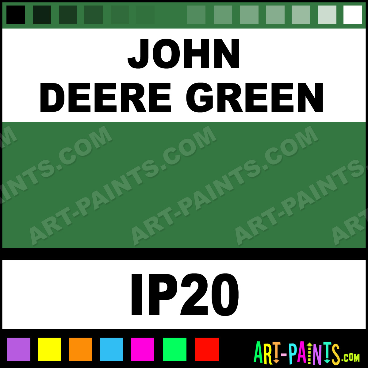 John Deere Green Industrial Metal and Metallic Paints IP20 John