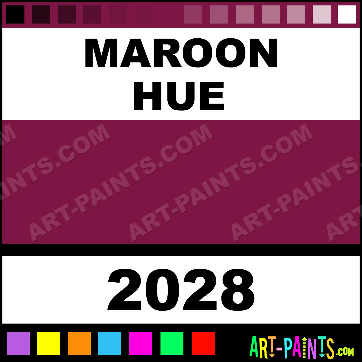Maroon Glossies Metal Paints and Metallic Paints 2028 Maroon Paint