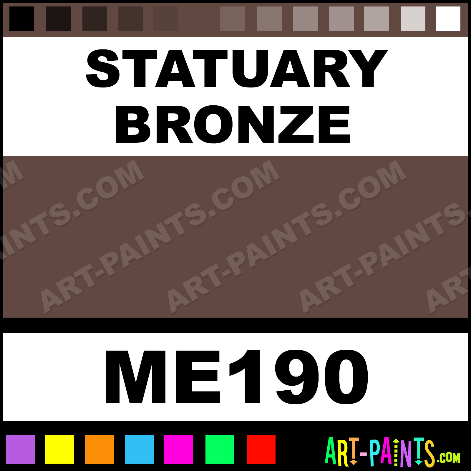 Statuary Bronze Metallic Metal Paints and Metallic Paints - ME190 