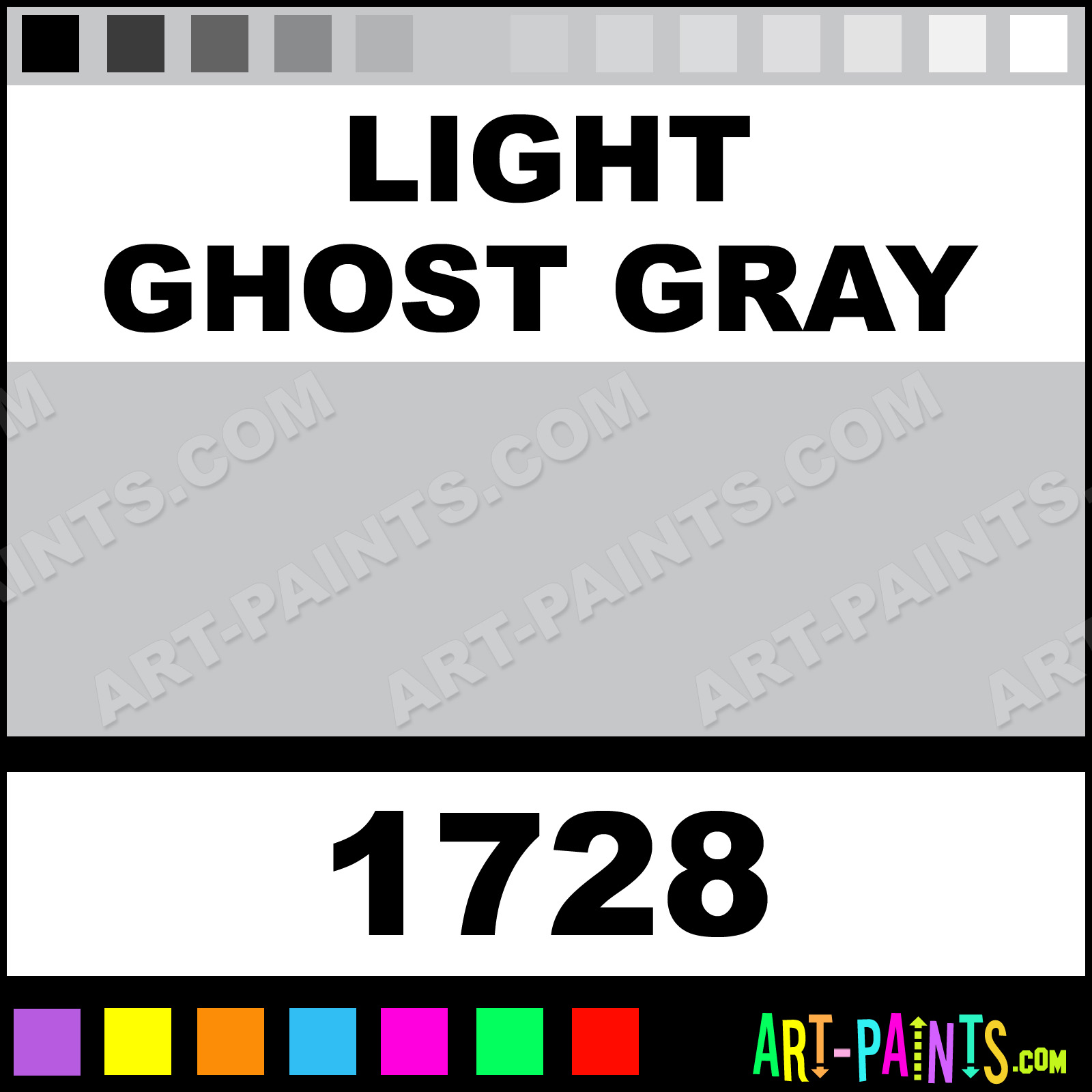 Light Ghost Model Master Paints and Metallic - 1728 - Light Ghost Gray Paint, Light Ghost Gray Color, Testors Model Master Paint, C6C7C9 -