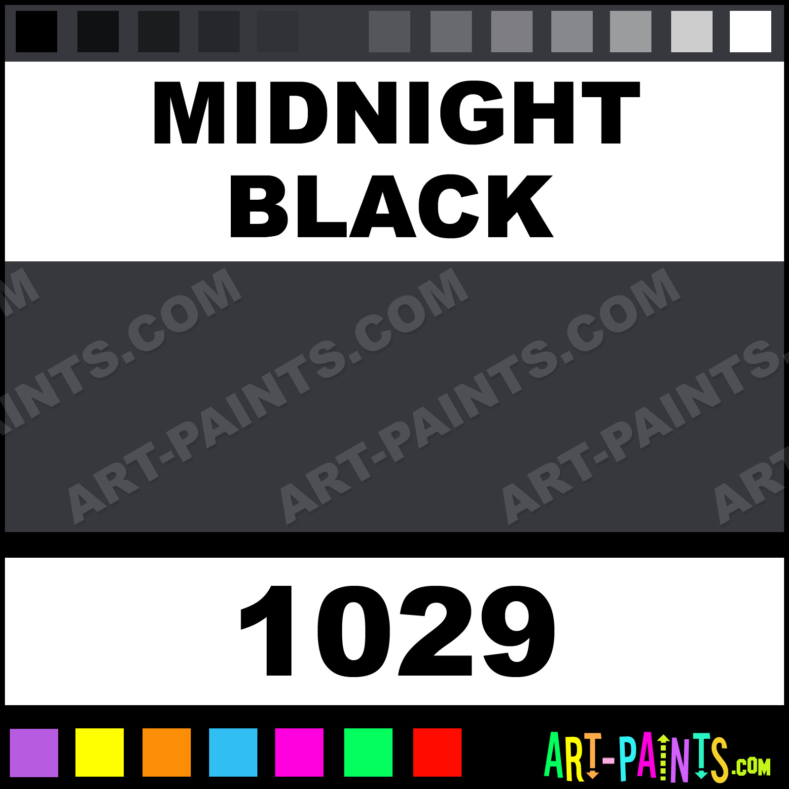 Bob Ross Oil Color - Midnight Black, 6.8 oz tube