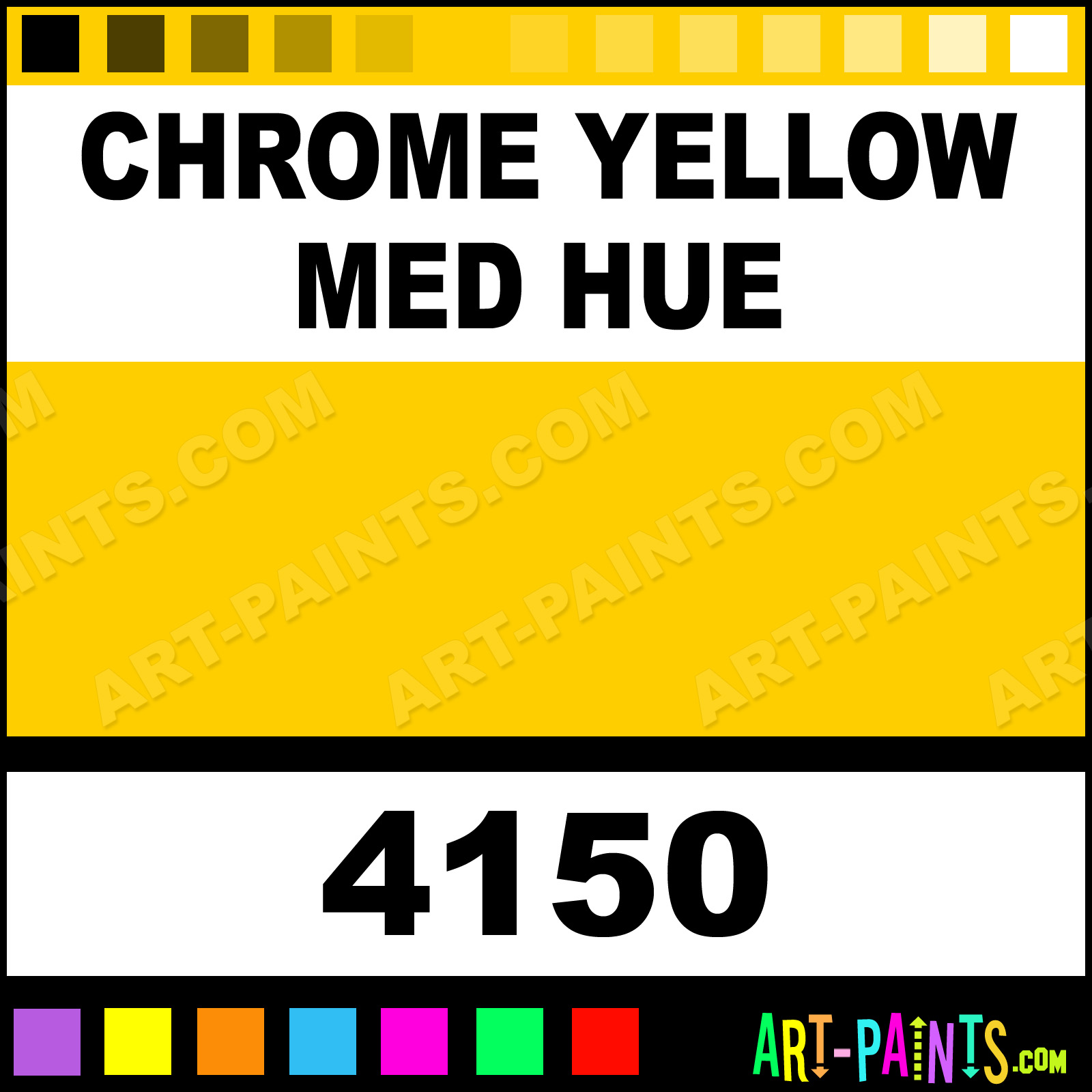 Chrome Yellow Med Hue Artists Oil Paints 4150 Chrome Yellow Med Hue
