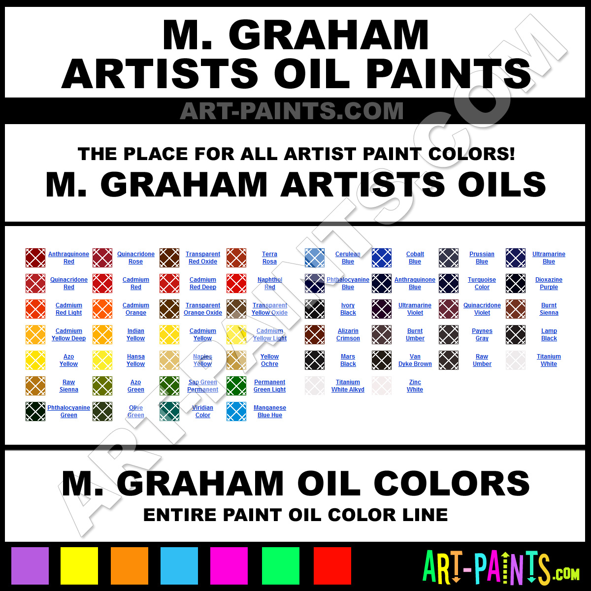 M. Graham : Artists' Oil Paints