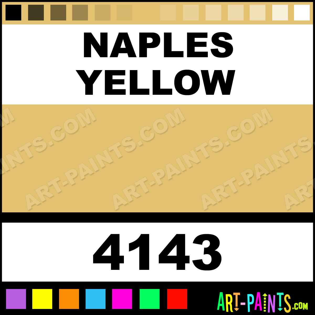 Naples Yellow Artists Oil Paints 4143 Naples Yellow Paint, Naples