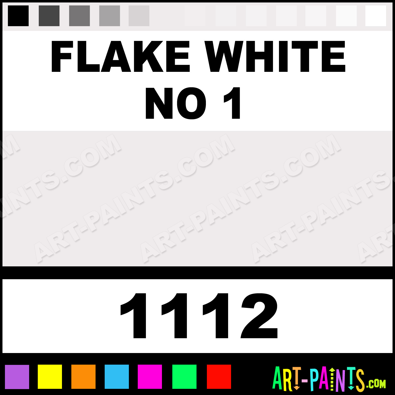 Flake White No 1 Artists Oil Paints 1112 Flake White No 1 Paint