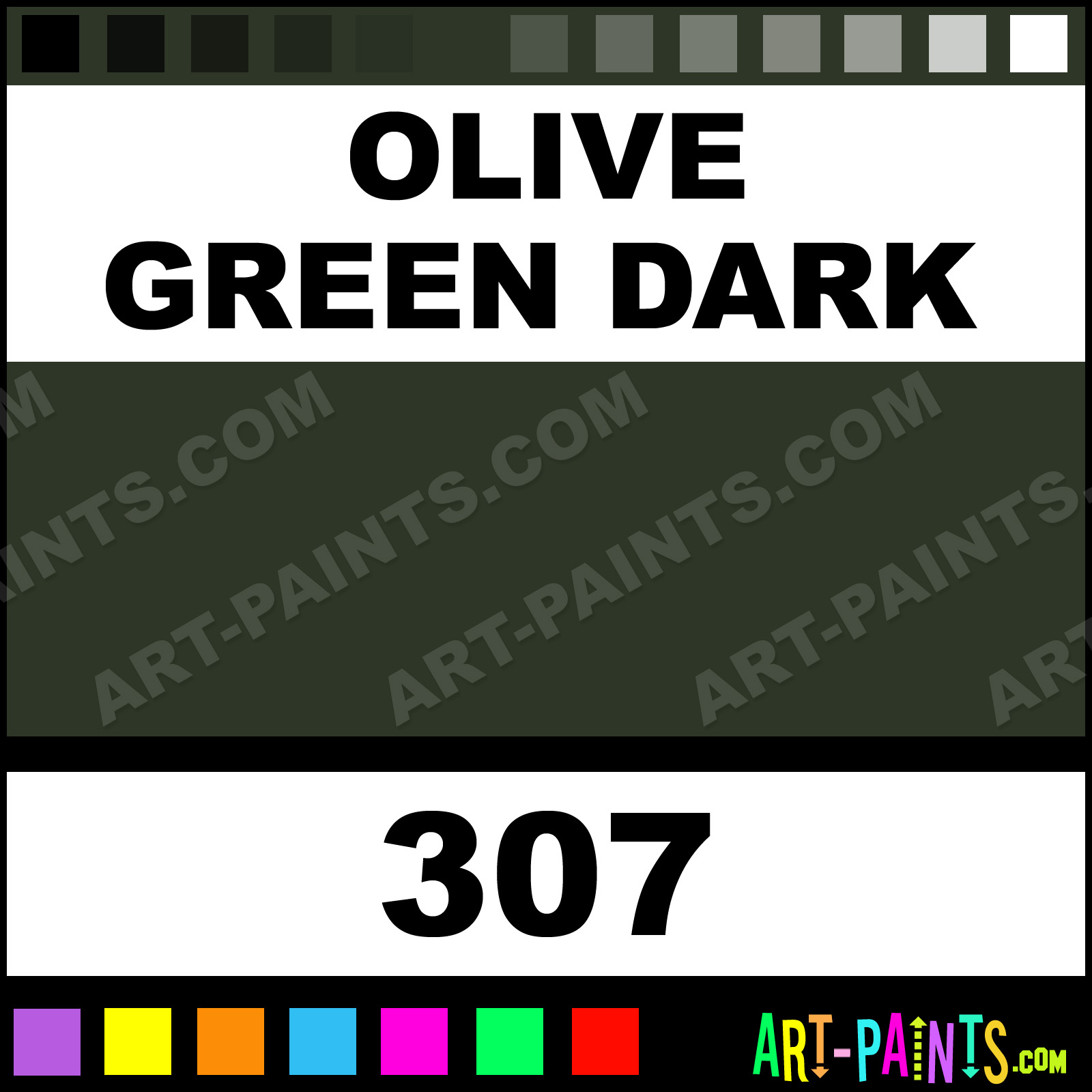 Olive Green Dark Classic Oil Paints - 307 - Olive Green Dark Paint, Olive  Green Dark Color, Old Holland Classic Paint, 2D3526 