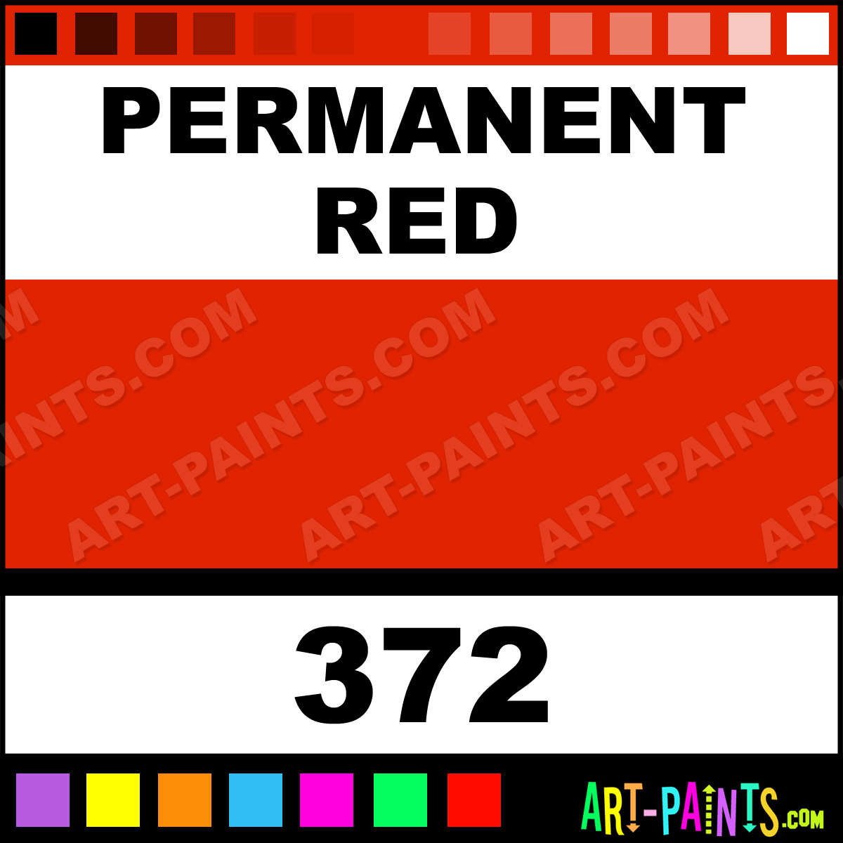 Permanent Red Oil Colors Oil Paints 372 Permanent Red Paint
