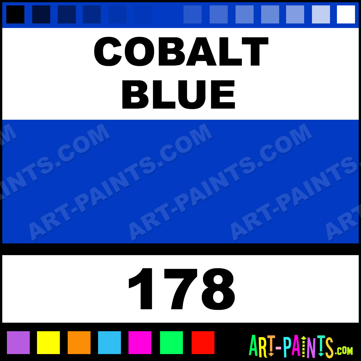cobalt blue paint