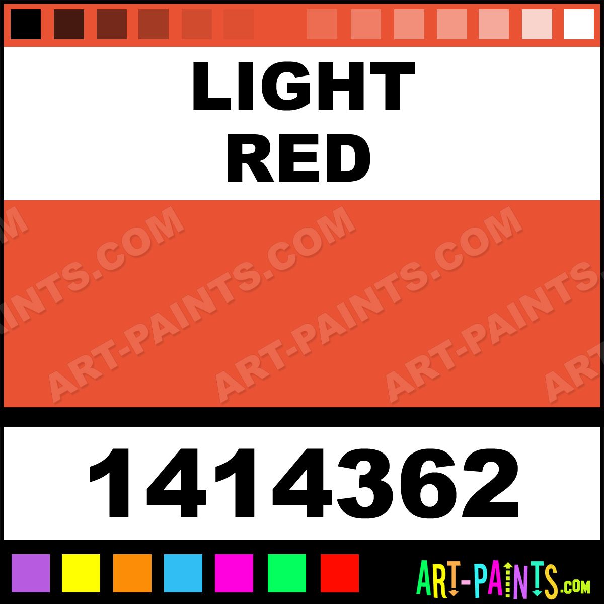 Light Red Oil Colour Oil Paints - 1414362 - Light Red Paint, Red Color, Winton Oil Colour Paint, E95233 - Art-Paints.com
