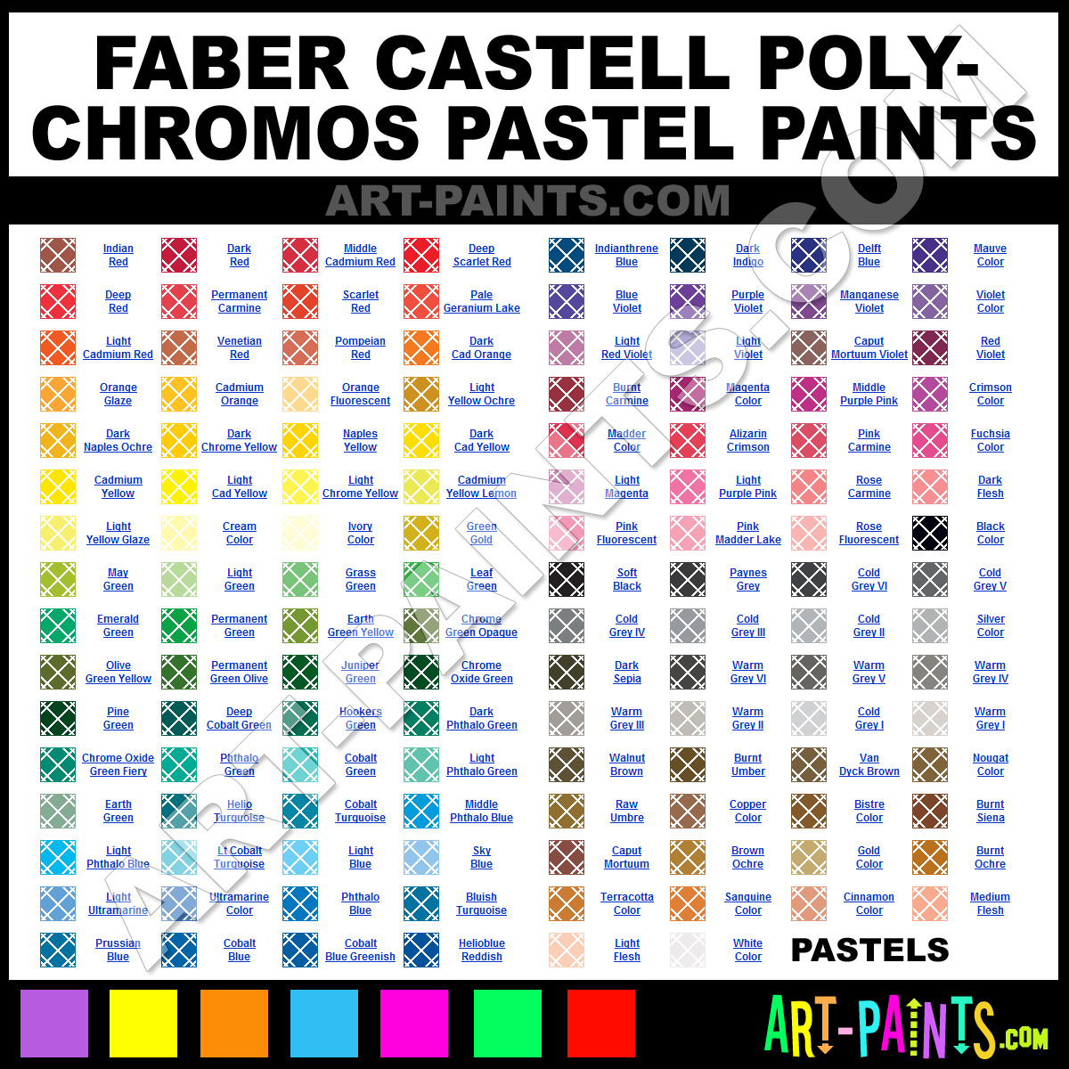 Lifecolor Paint Chart