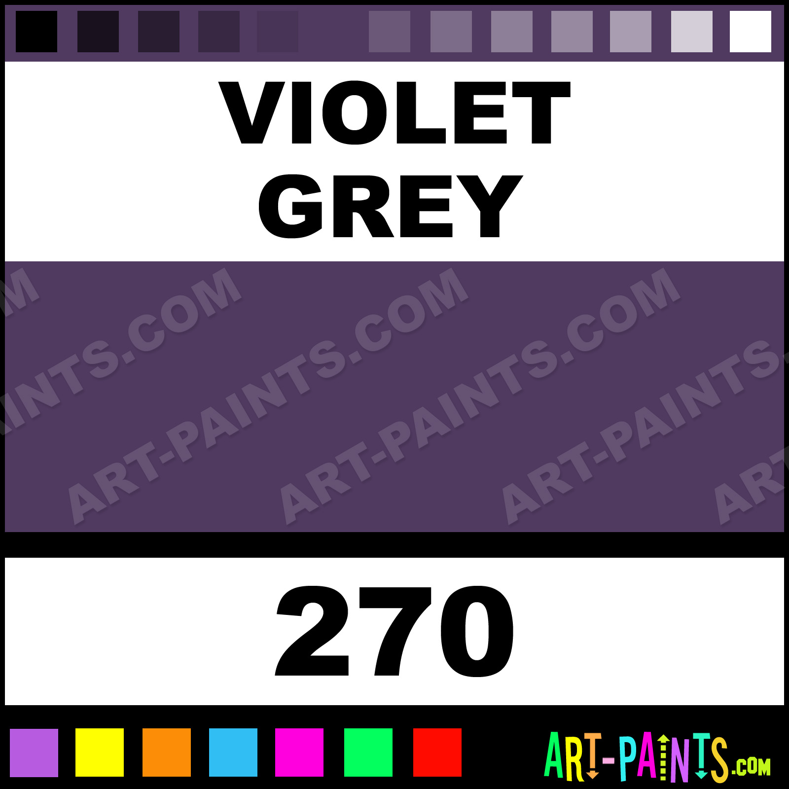 Violet Grey Grey Pastel Paints - 270 - Violet Grey Paint, Violet 
