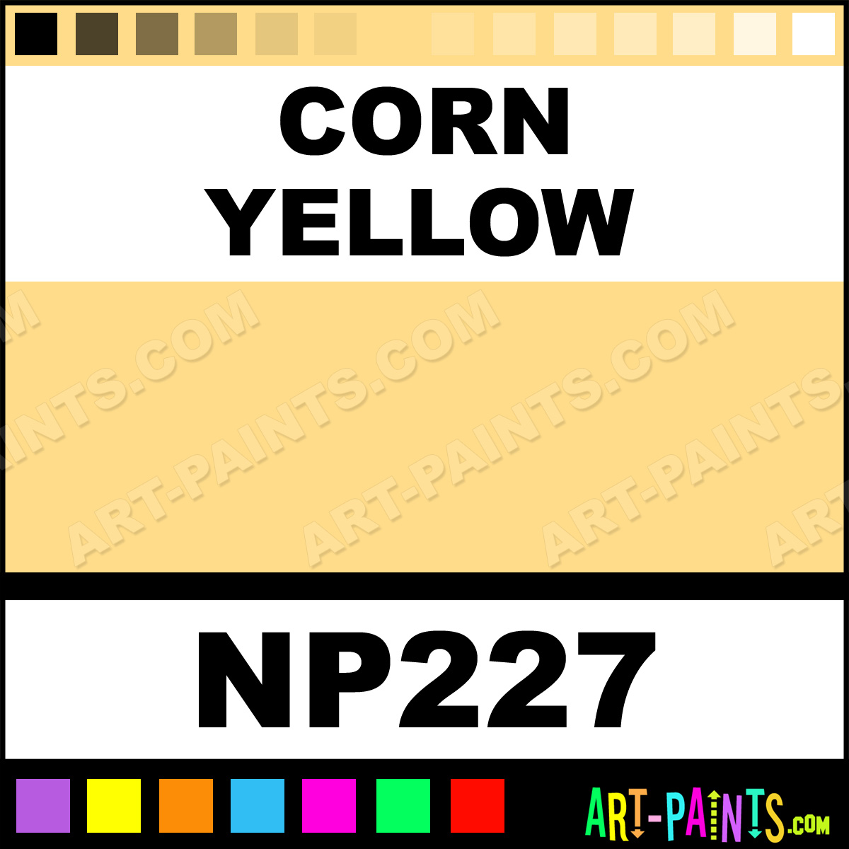 Corn Yellow Nupastel 96 Set Pastel Paints NP227 Corn Yellow Paint