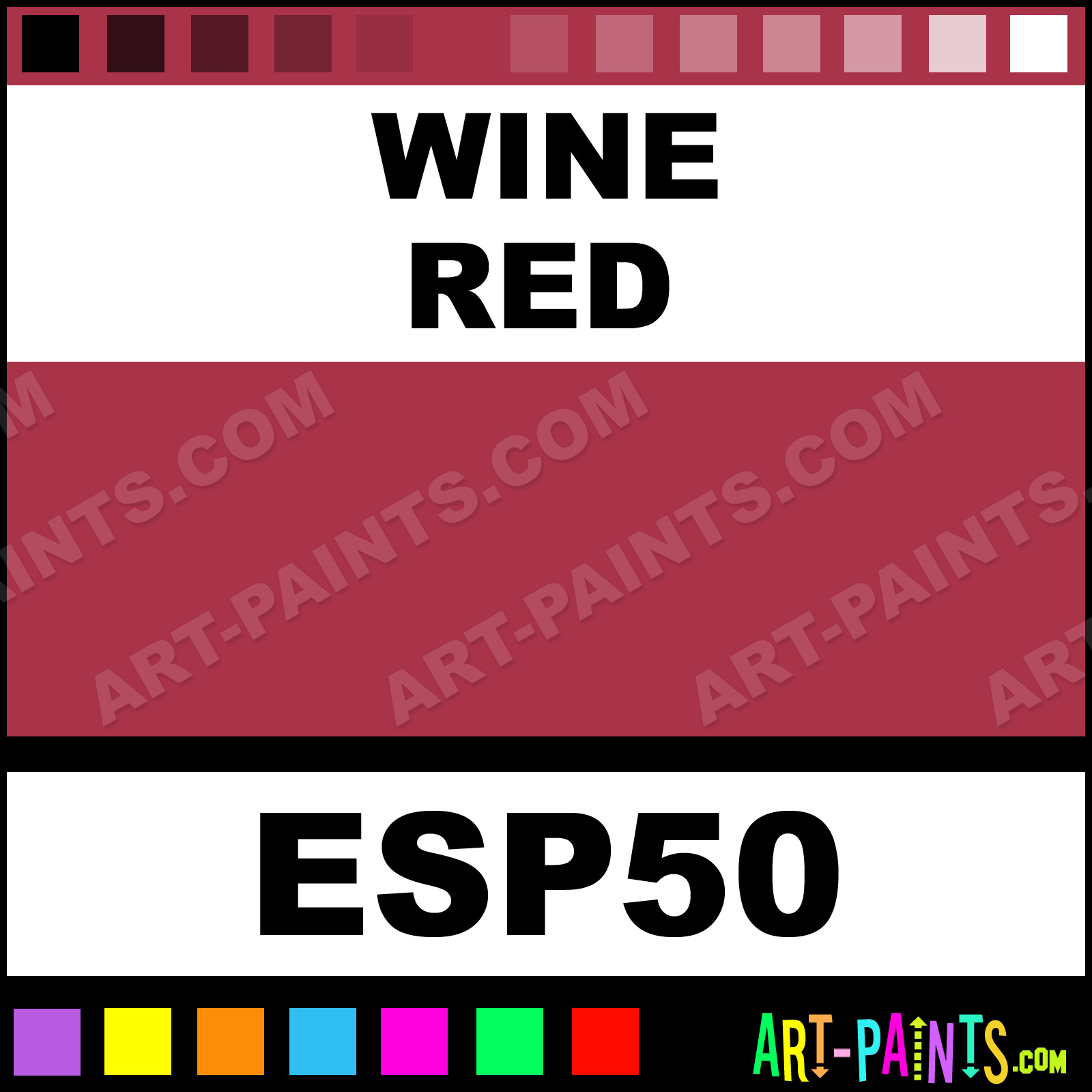 Wine Red Specialist Oil 49 Pastel Paints ESP50 Wine Red Paint, Wine
