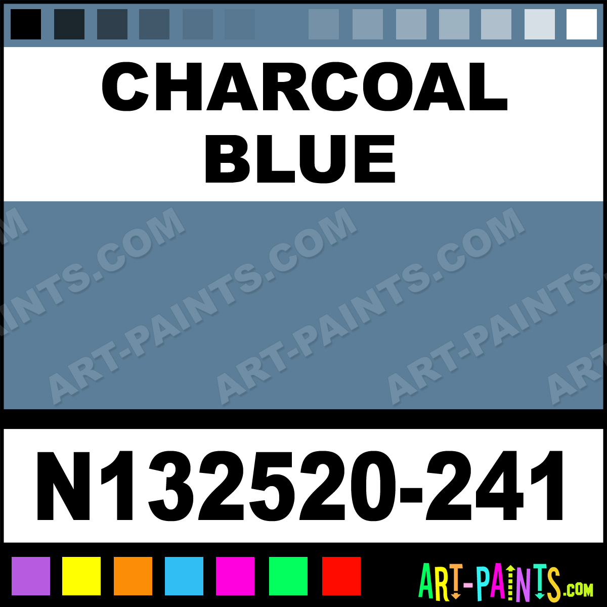 Charcoal Blue Oil Landscape 24 Pastel Paints - N132520-241 - Charcoal Blue  Paint, Charcoal Blue Color, Sennelier Oil Landscape 24 Paint, 5B7D98 