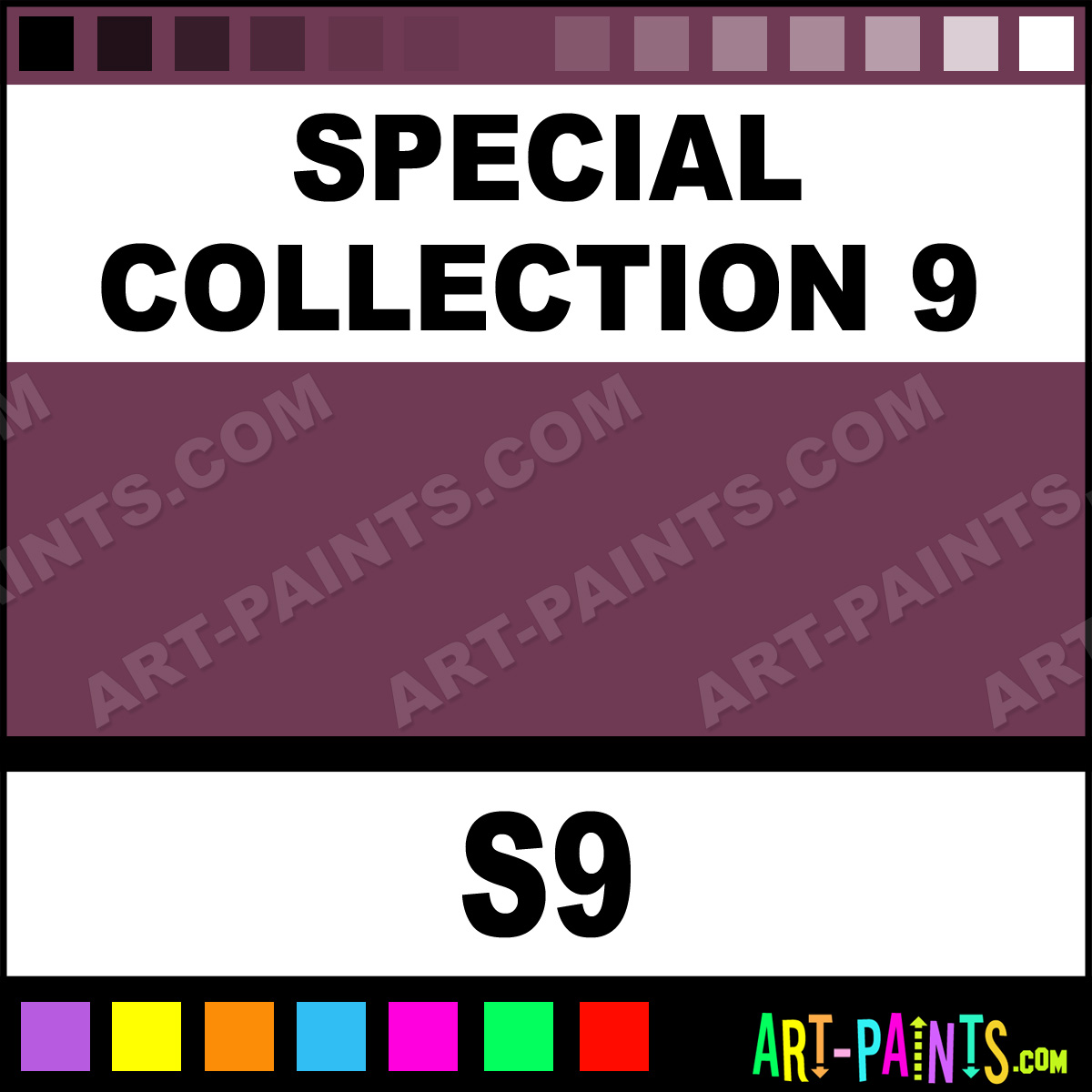 Special Collection 9 Soft Pastel Paints S9 Special Collection 9 