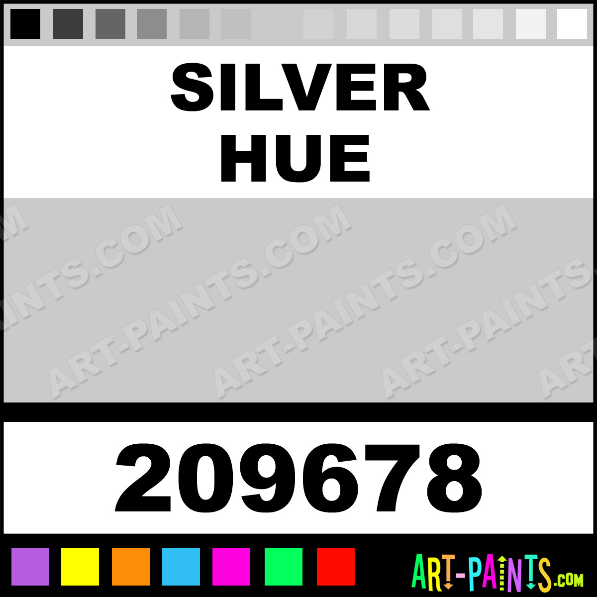 Silver Craft and Hobby Spray Paints 209678 Silver Paint, Silver