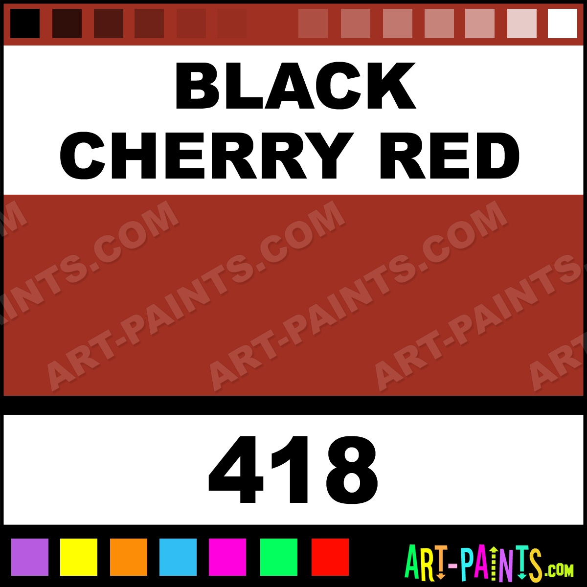 dark cherry red color