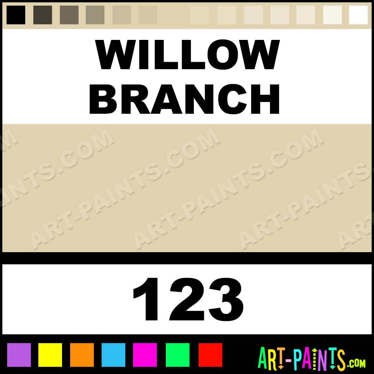 Willow Branch Just For Flowers Spray Paints 123 Willow Branch Paint