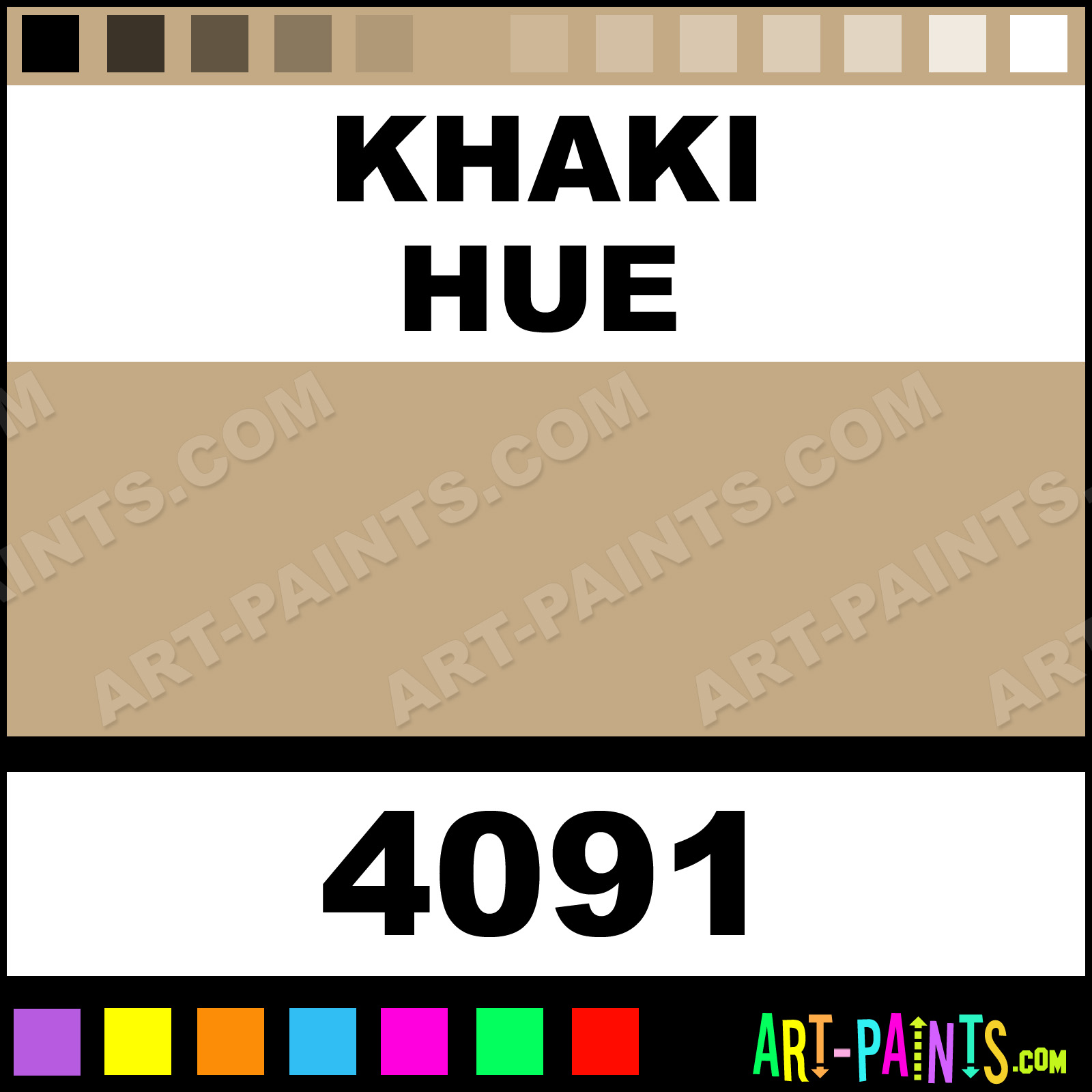 Khaki Camouflage Spray Paints - 4091 - Khaki Paint, Khaki ...