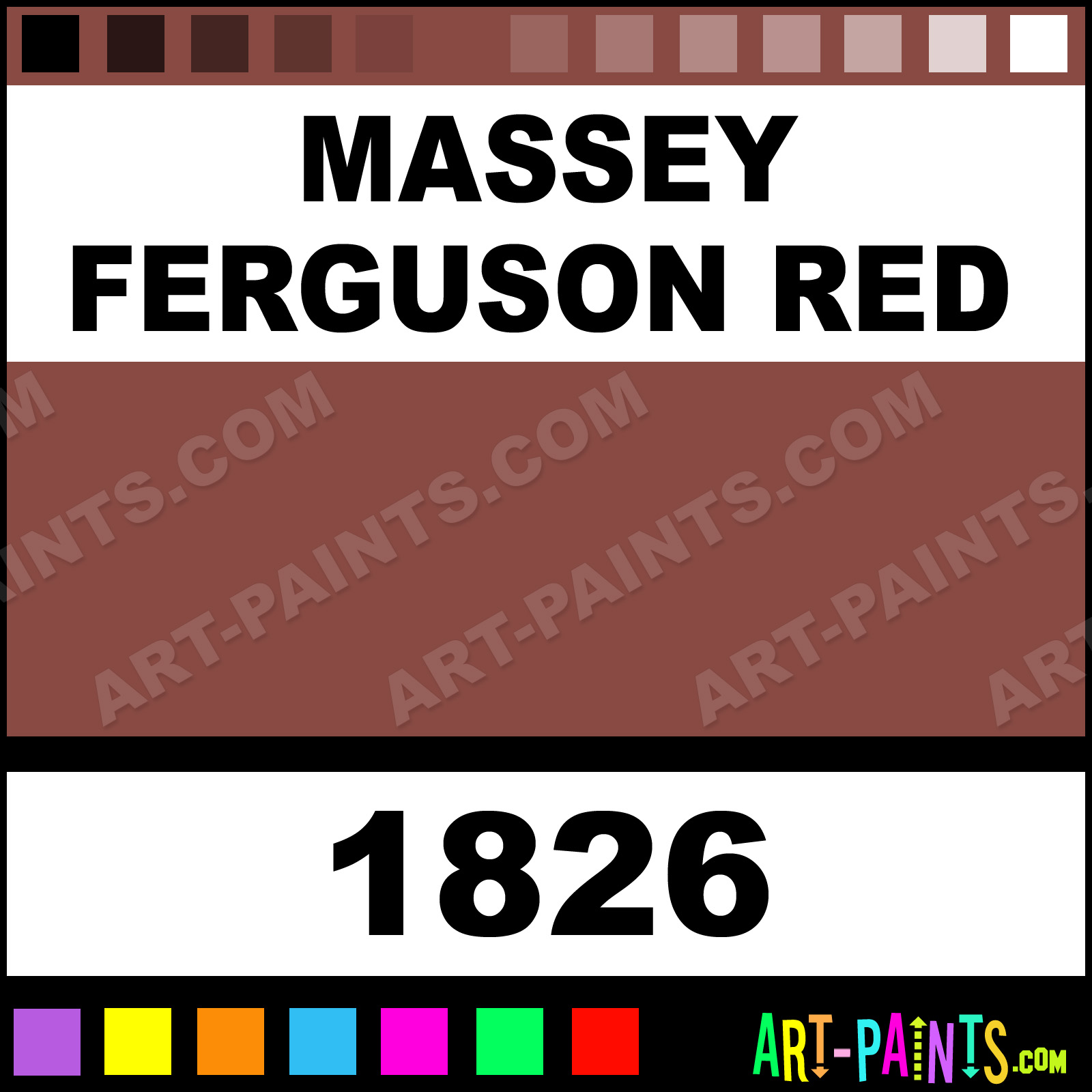 Massey Ferguson Paint Chart