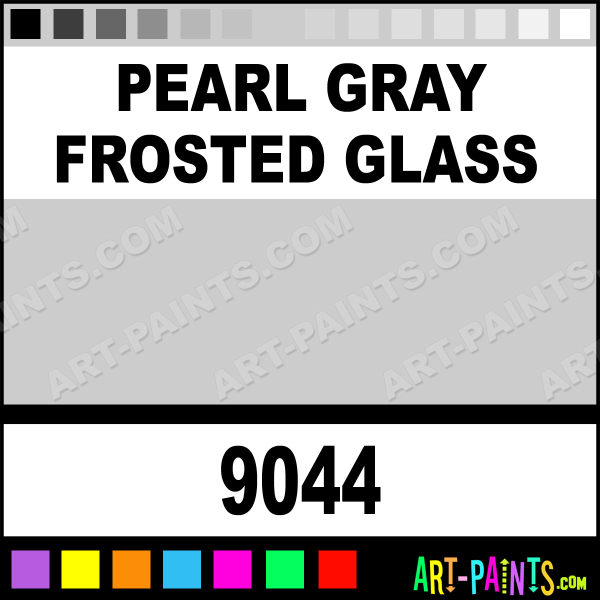 Pearl Gray Frosted Glass Frosted Glass Spray Paints 9044 Pearl Gray