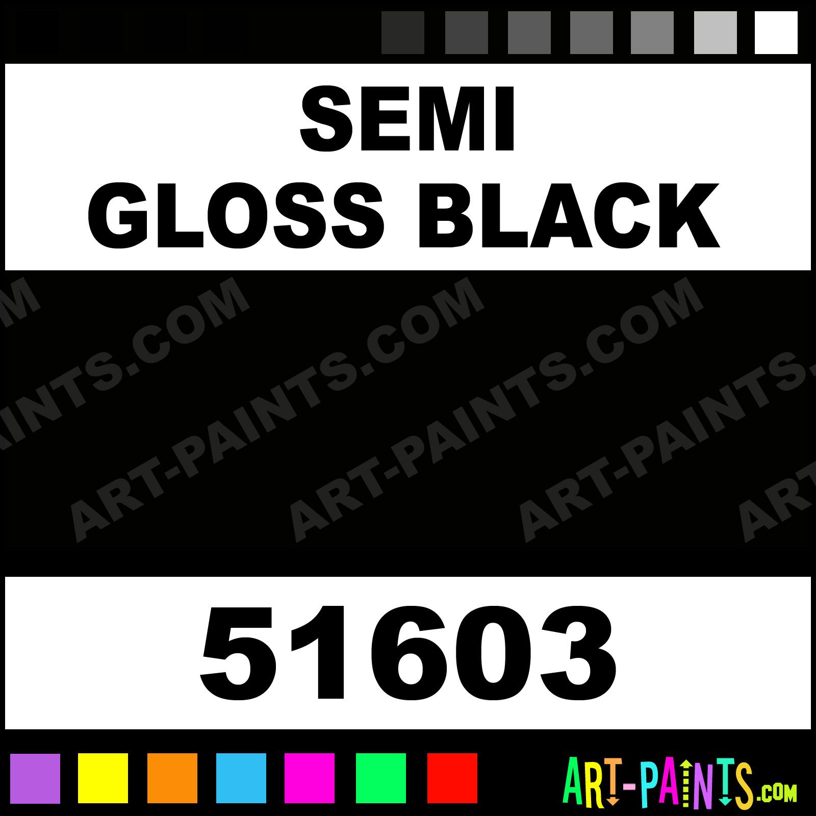Semi Gloss Black Indoor Outdoor Spray Paints 51603 Semi Gloss Black Paint, Semi Gloss Black