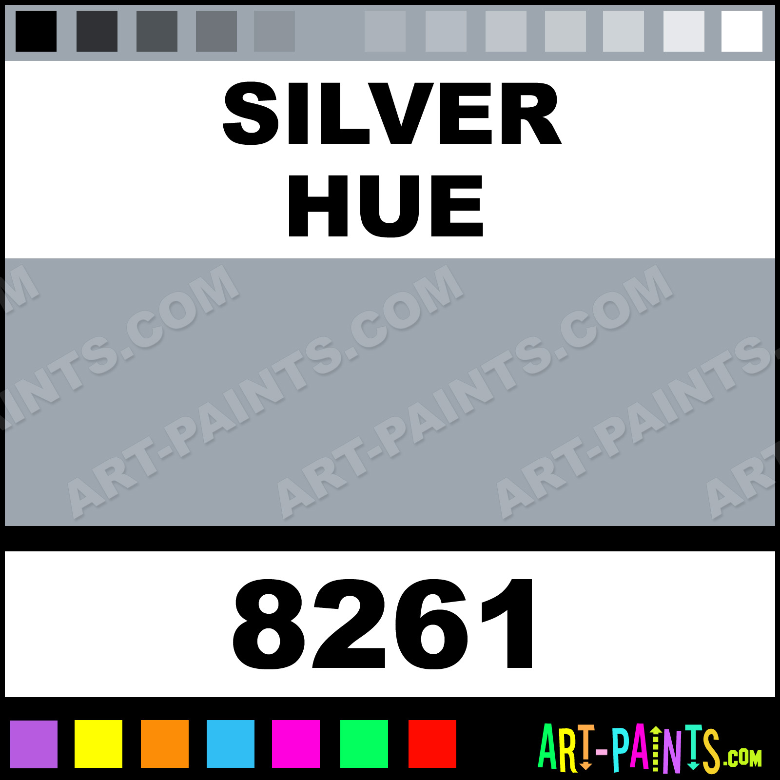 Silver Make It Stone Metallic Spray Paints 8261 Silver Paint