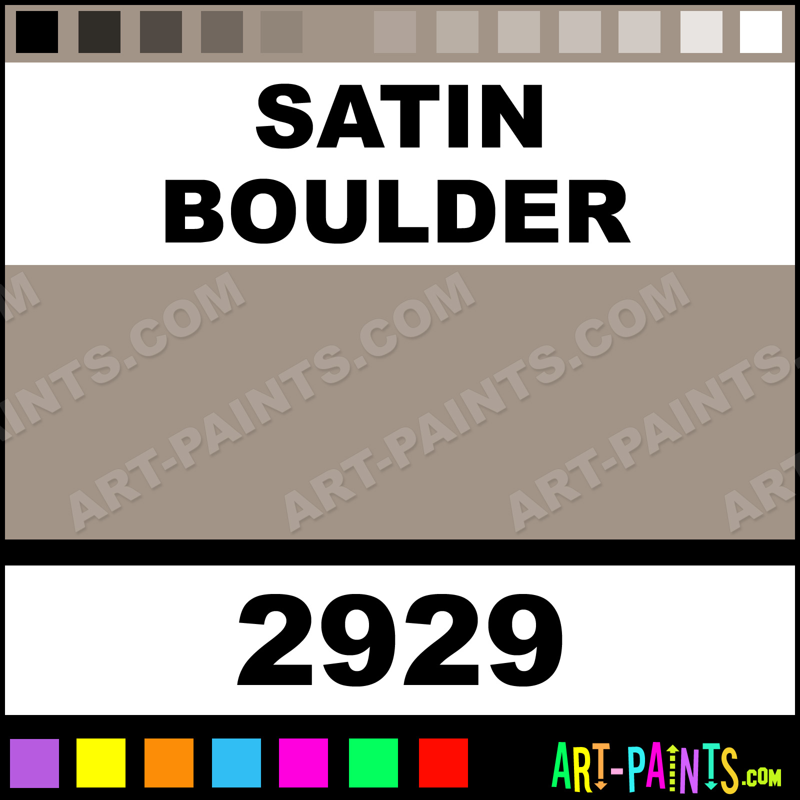 Satin Boulder Outdoor Spaces Satin Spray Paints 2929 Satin Boulder