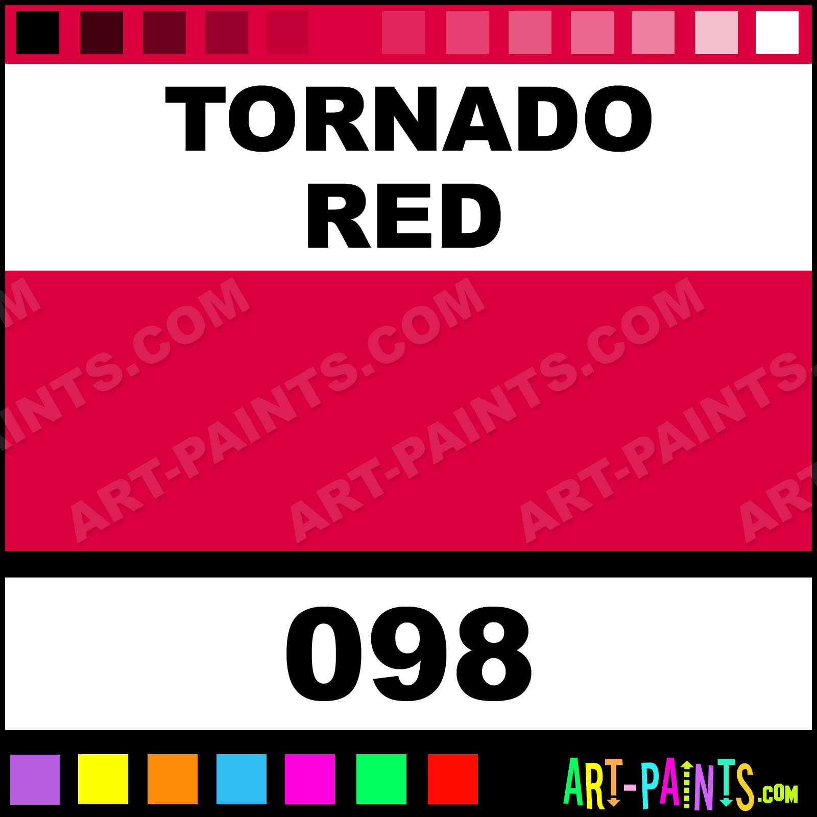 Tornado Red High Pressure Spray Paints 098 Tornado Red Paint