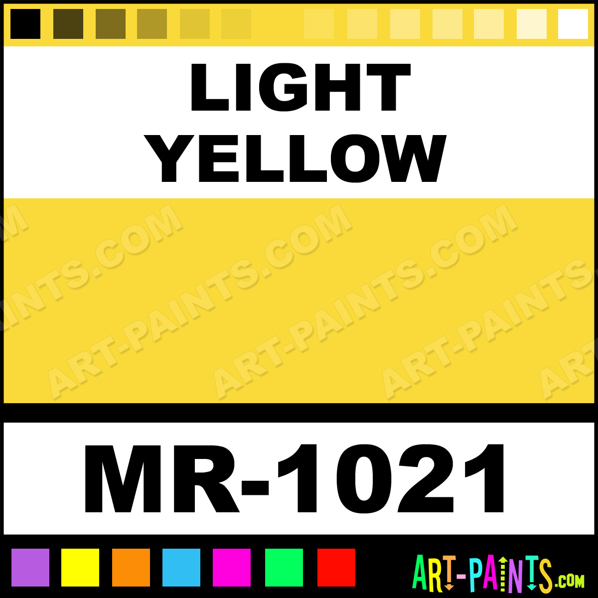 Light Yellow Mega Spray Paints MR1021 Light Yellow Paint, Light