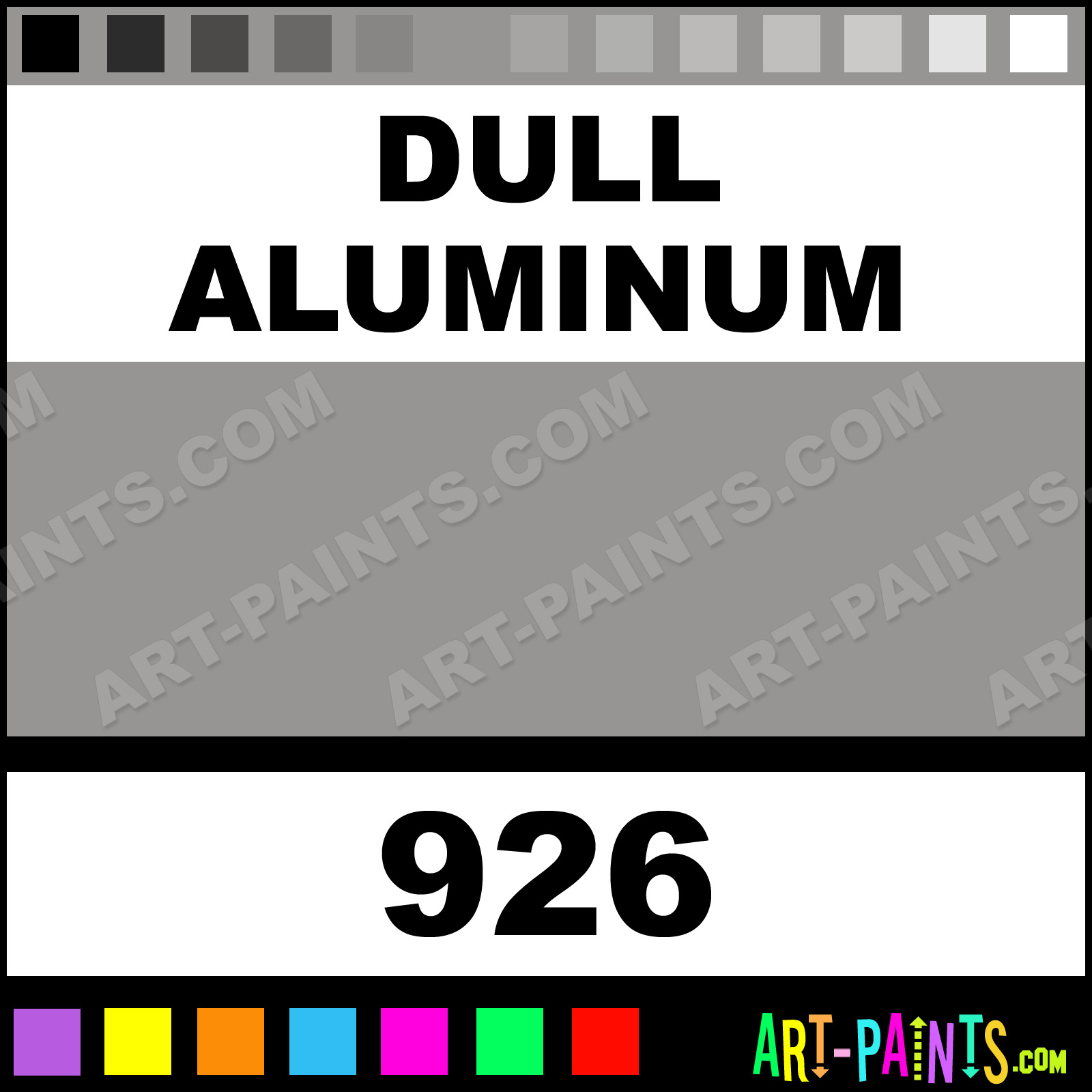 Dull Aluminum Metalcraft Spray Paints 926 Dull Aluminum Paint, Dull