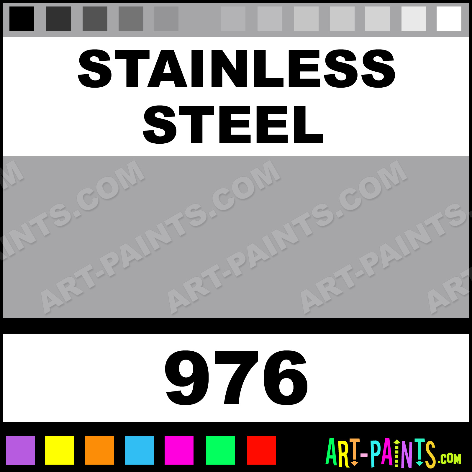 Stainless Steel Metalcraft Spray Paints 976 Stainless Steel Paint