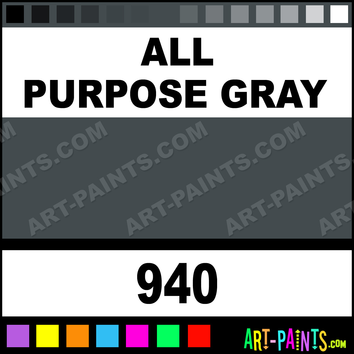 All Purpose Gray Primers Spray Paints 940 All Purpose Gray Paint, All Purpose Gray Color