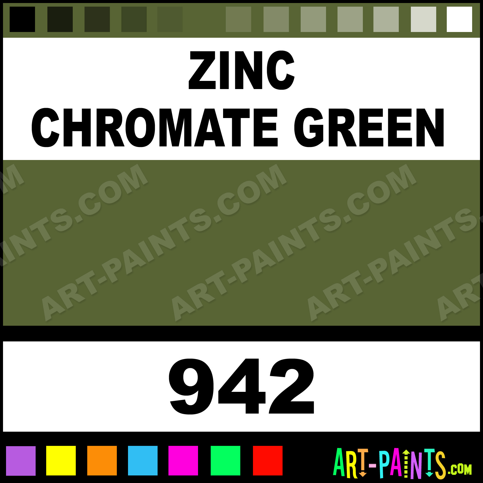 Orr-Lac Zinc Chromate Primer - Green - 11 Ounces
