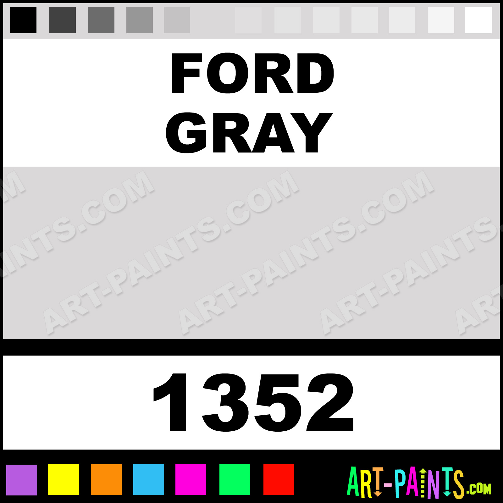 Ford tractor paint code