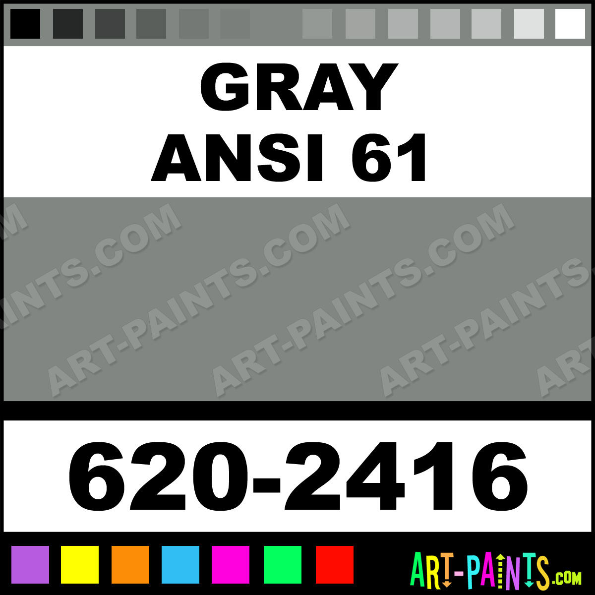 Ansi 61 Grey Color Chart