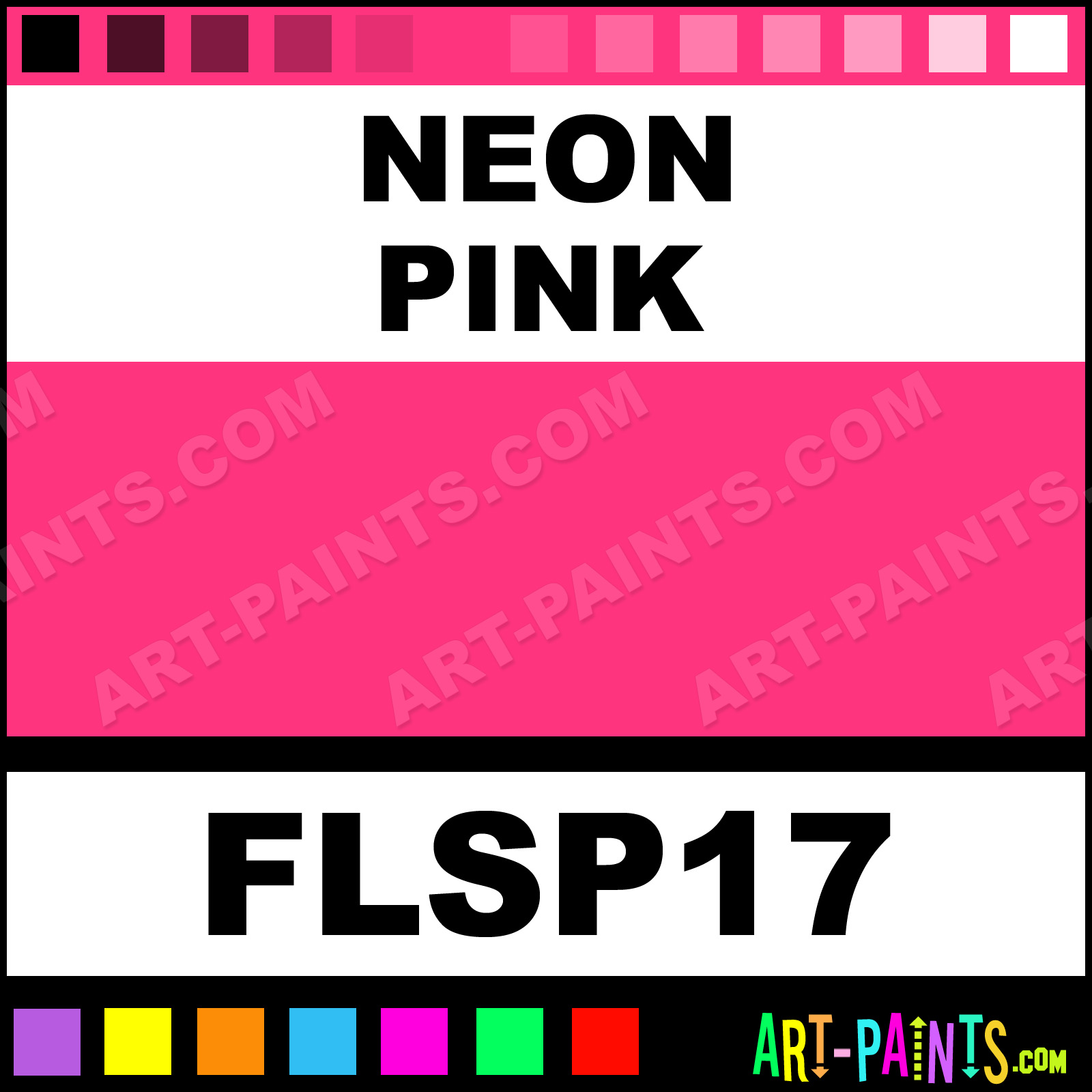 Neon Pink Cool Color Spray Spray Paints FLSP17 Neon Pink Paint