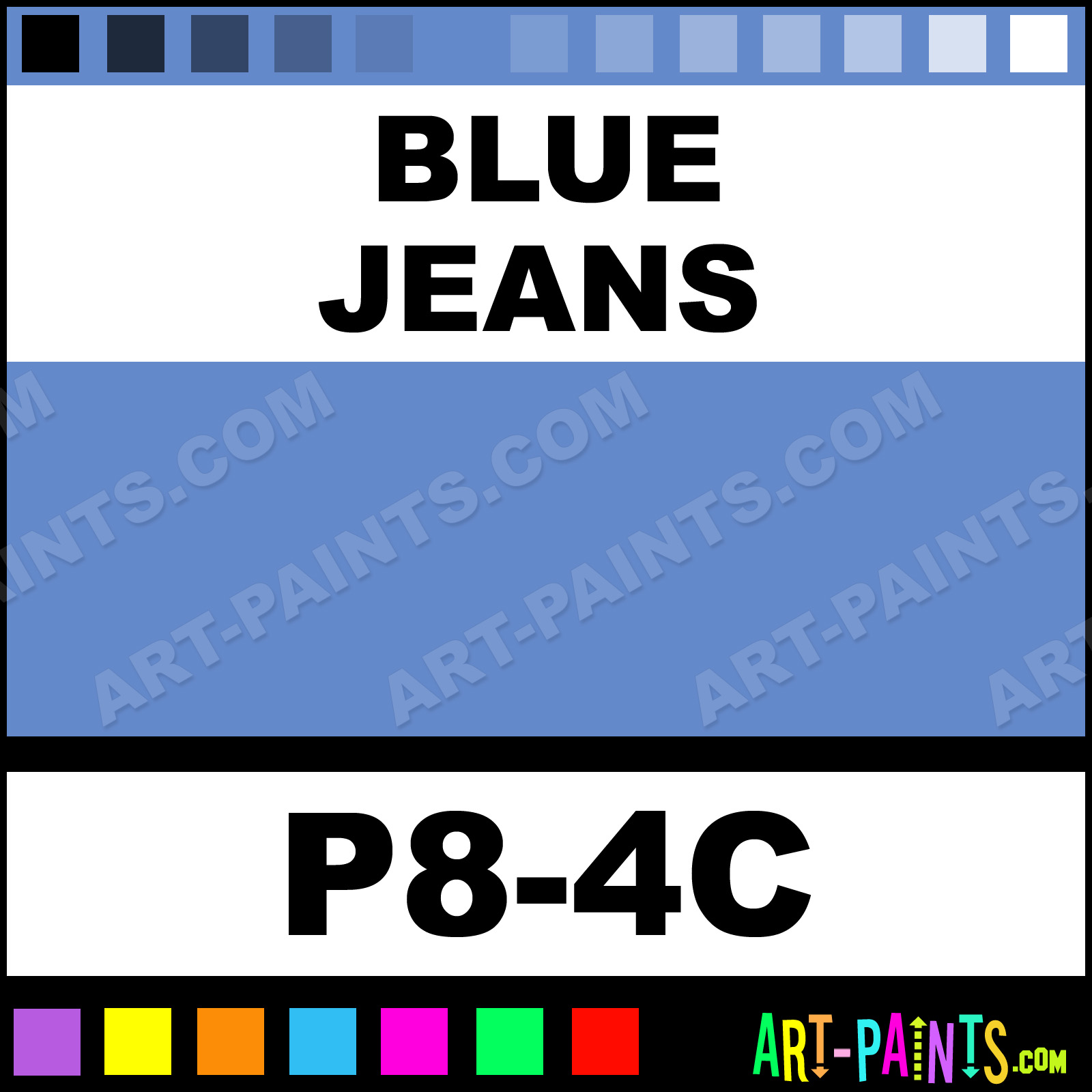 Blue Jeans Fashion Blast Spray Paints P84C Blue Jeans Paint, Blue