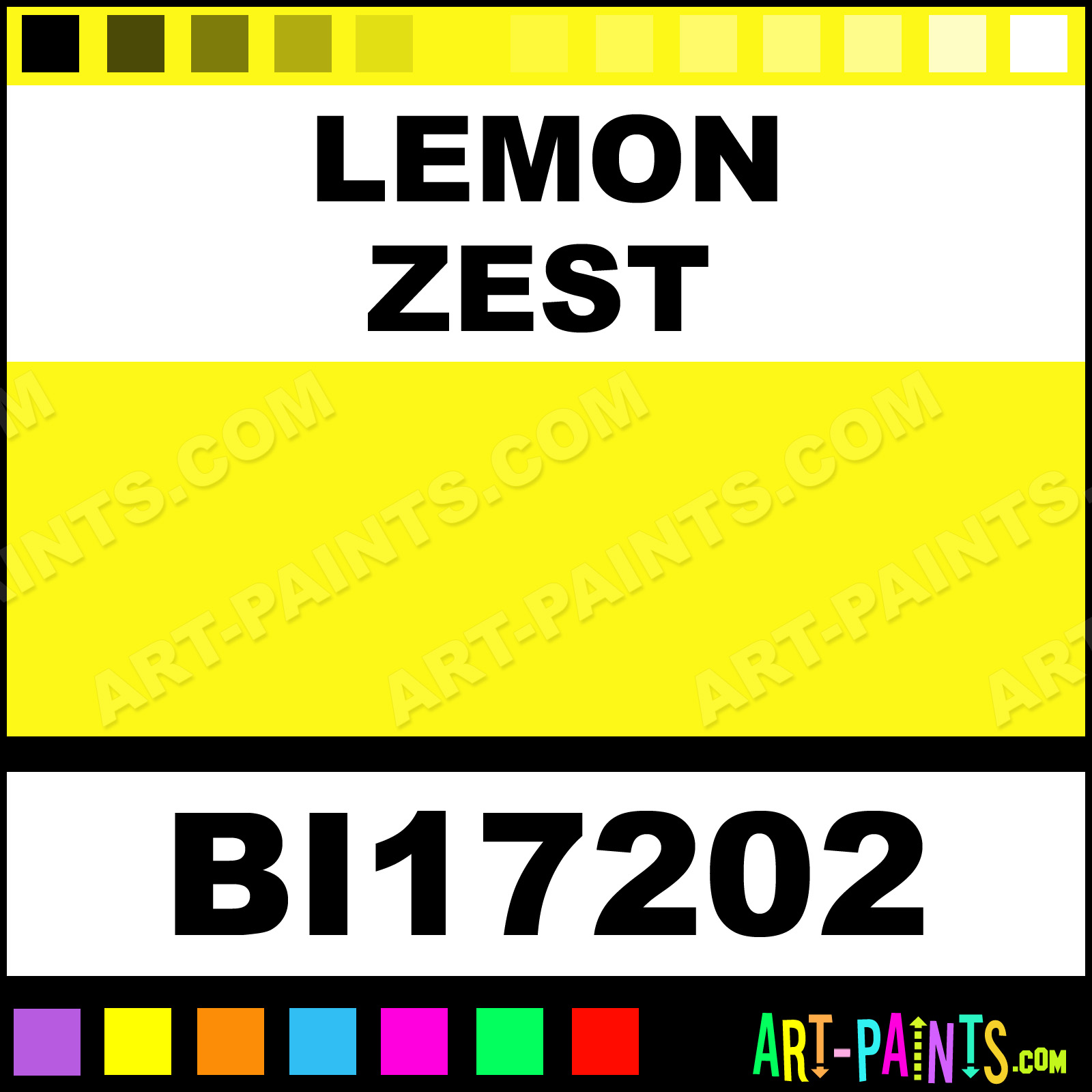 Lemon Zest Soft Pearl Spray Paints BI17202 Lemon Zest Paint, Lemon