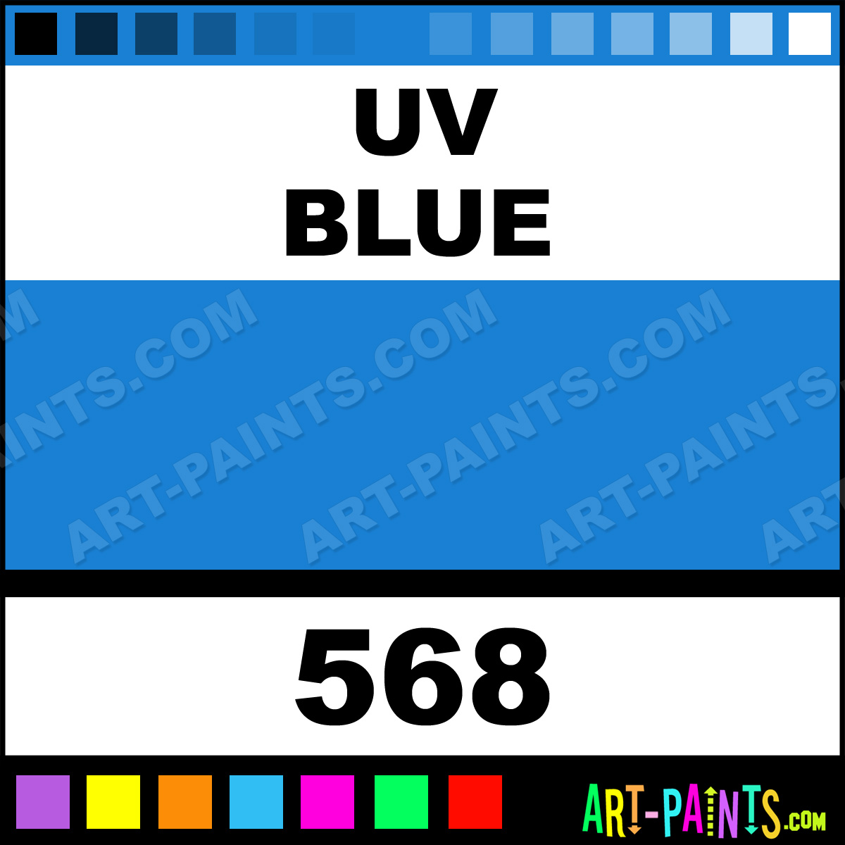 UV Blue Paint 568 by