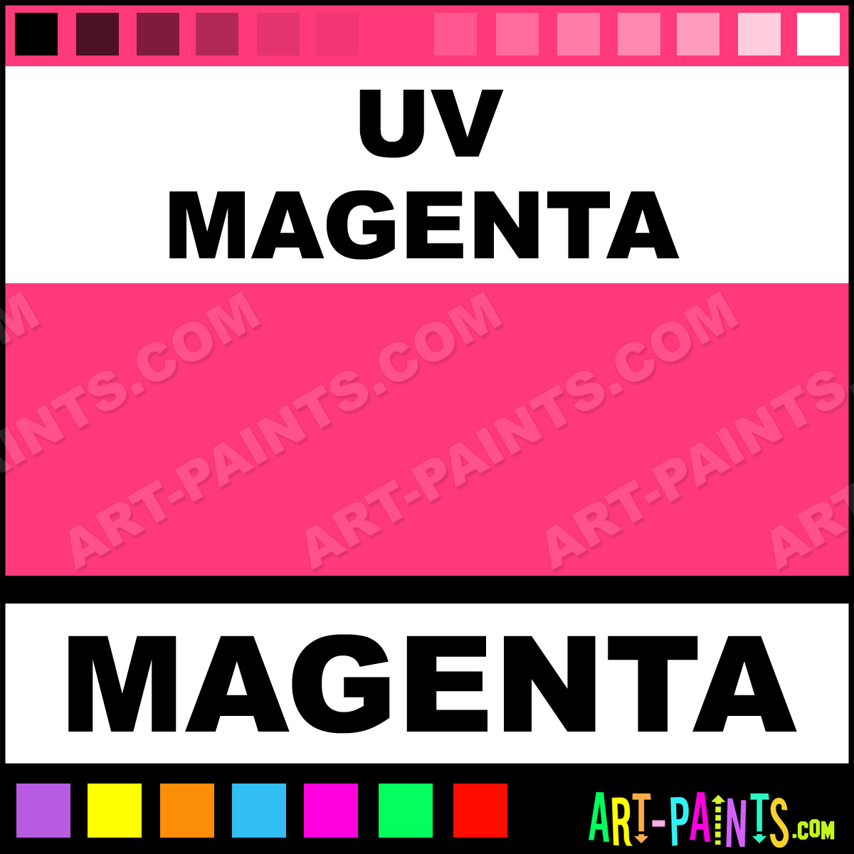 UV Magenta Blacklight Tattoo Ink Paints - Magenta - UV Magenta Paint,
